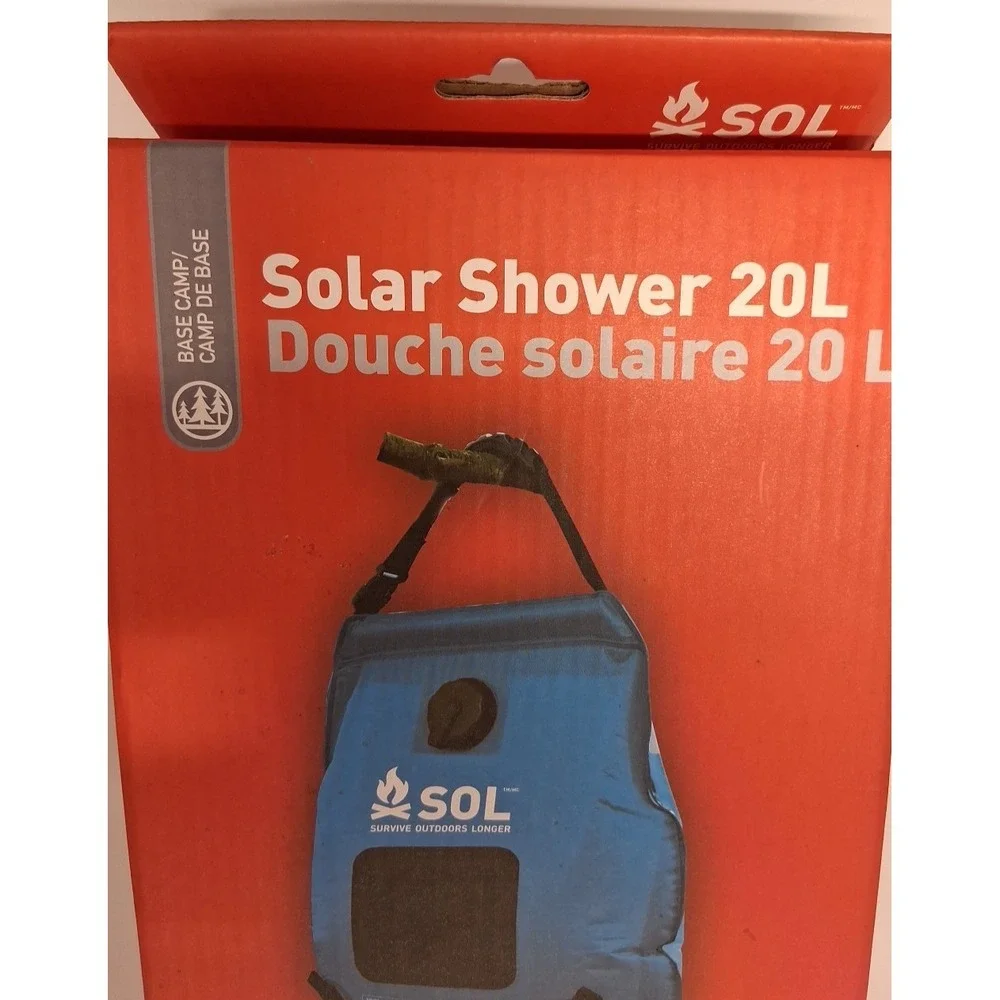Base Camp  SOL SURVIVE OUTDOORS LONGER -Solar Shower - 20L